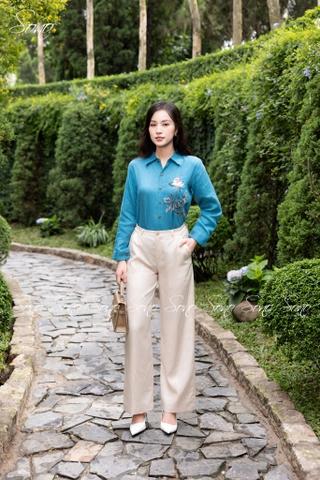 SONO - Quần linen xương cá