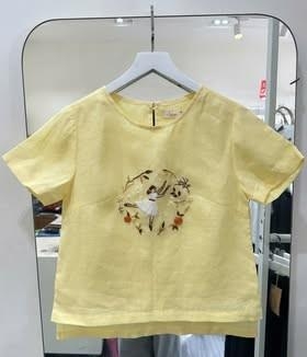 SONO - Áo linen thêu cô vũ công bale