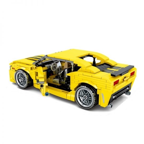 Mô Hình Xe Thể Thao Chevrolet Camaro SY BLOCK 8200 [618 Chi Tiết] Kéo Thả_Lắp Ráp Lego