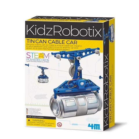 Cáp Treo Mini_Đồ Chơi STEAM Khoa Học Tạo Mô Hình Và Vận Hành Hệ Thống Cáp Treo Mini_Thương Hiệu 4M