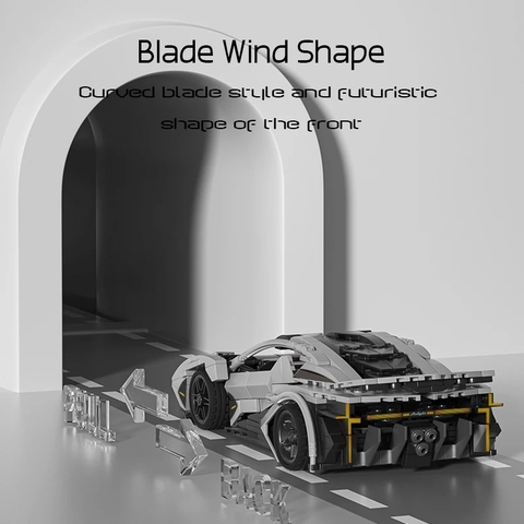 Mô Hình Siêu Xe Lamborghini_SY Block 8313 [684 Chi Tiết]_Kéo Thả_Lắp Ráp Lego