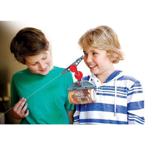 Cáp Treo Mini_Đồ Chơi STEAM Khoa Học Tạo Mô Hình Và Vận Hành Hệ Thống Cáp Treo Mini_Thương Hiệu 4M
