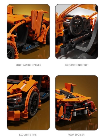 Mô Hình Xe Thể Thao Fury Liken_SY Block 8157 [469 Chi Tiết]_Kéo Thả_Lắp Ráp Lego