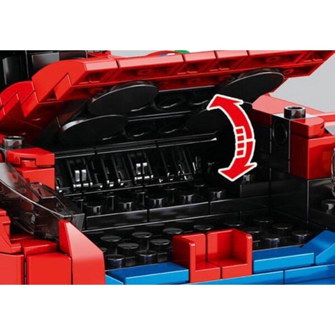 Mô Hình Siêu Xe Ferrari 448 SY Block 8412 [826 Chi Tiết] Kéo Thả_Lắp Ráp Lego