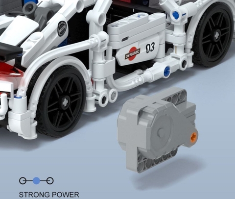 Mô Hình Xe Thể Thao Porsche_SY Block 8159 [541 Chi Tiết]_Kéo Thả_Lắp Ráp Lego