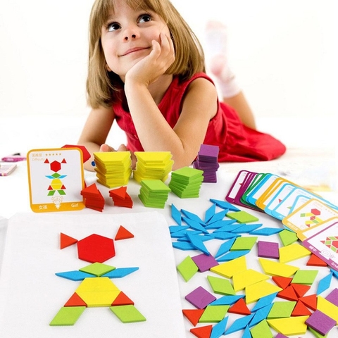Xếp Hình Sáng Tạo Edutoys_Đồ Chơi Gỗ