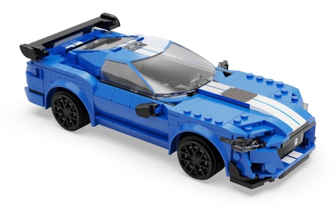 Mô Hình Blue Knight Sport Car_CADA C51077W [308 Chi Tiết]_Remote/App Control_Lắp Ráp Lego