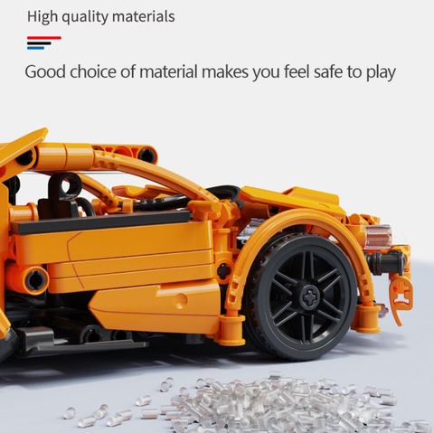 Mô Hình Xe Thể Thao Fury Liken_SY Block 8157 [469 Chi Tiết]_Kéo Thả_Lắp Ráp Lego