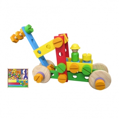 Bộ Lắp Ráp Sáng Tạo_Đồ Chơi Gỗ 64302