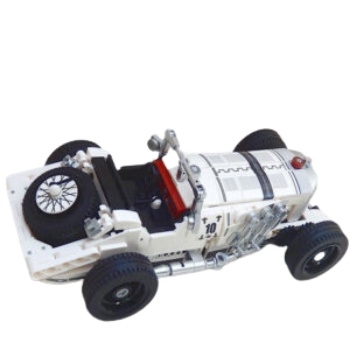 Mô Hình Xe Cổ Mercedes Benz SSK SY Block 8150 [487 Chi Tiết] Kéo Thả_Lắp Ráp Lego