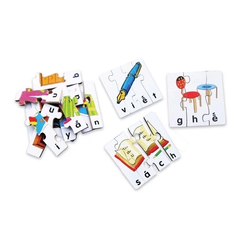 Bộ Ghép Hình Chữ Tiếng Việt_Đồ Chơi Gỗ 66442
