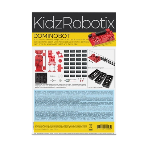 Robot Domino_Đồ Chơi STEAM Khoa Học Tạo Robot Xếp Domino_Thương Hiệu 4M