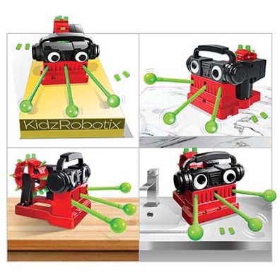 Robot Đánh Trống_Đồ Chơi STEAM Khoa Học Tạo Robot Đánh Trống Tự Động Bằng Hành Trình Xoay Định Sẵn_Thương Hiệu 4M