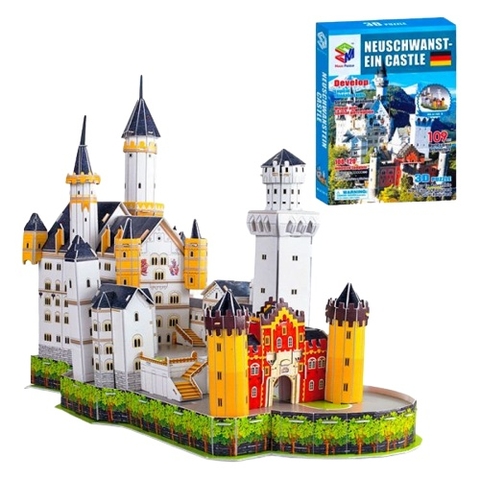 Mô Hình Giấy 3D Lâu Đài Neuschwanstein [109 Chi Tiết]_Magic Puzzle