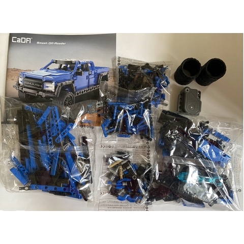 Mô Hình Xe Bán Tải Ford_CADA C52029W [390 Chi Tiết]_Kéo Thả_Lắp Ráp Lego