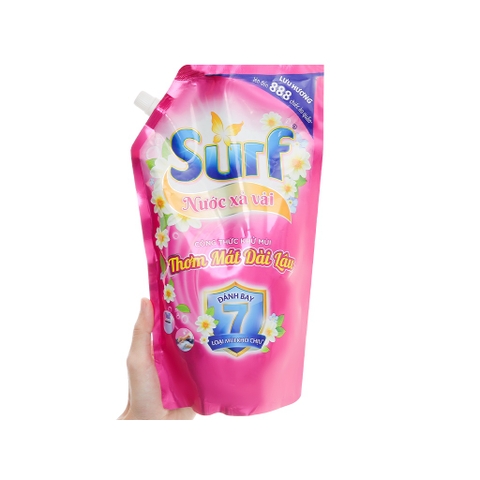 Nước giặt Surf 2,2l/4 túi hương hoa lan tỏa