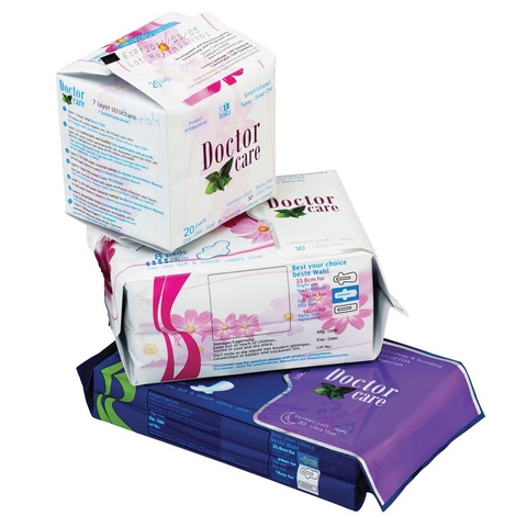 Băng vệ sinh thảo dược Doctorcare ban ngày 8 miếng công nghệ cao siêu thấm - Combo 2 gói