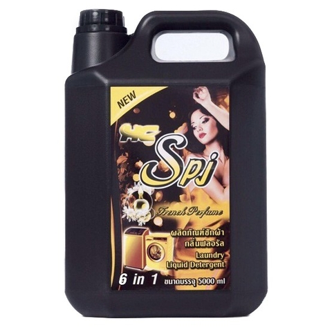 Nước giặt xả 6in1 HC SPJ 5L màu đen, hòa mình vào thế giới mùi hương
