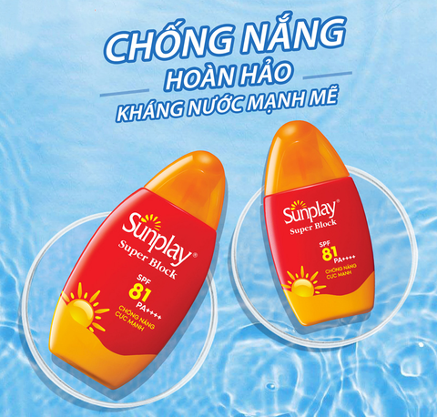 Sữa chống nắng cực mạnh Sunplay Super Block SPF 81 PA++++ 30g
