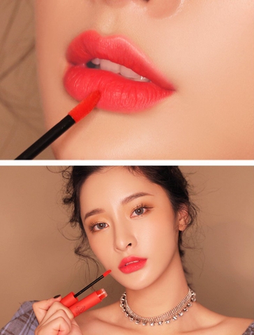 Son 3CE Kem Velvet Lip Tint Màu Save Me