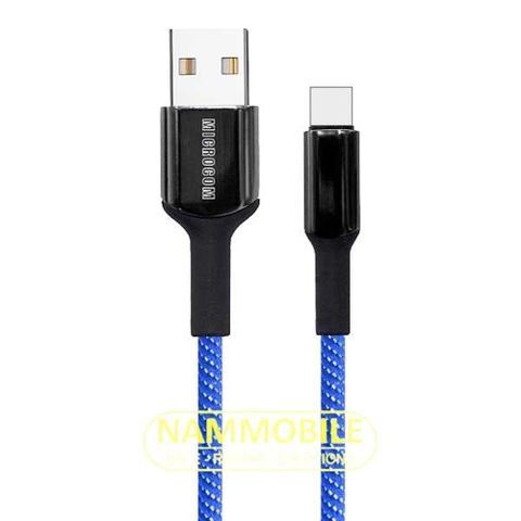 Cáp Sạc Nhanh Type C QC3.0 1m Tự Ngắt Microcom Chính Hãng Bảo Hành 12 Tháng