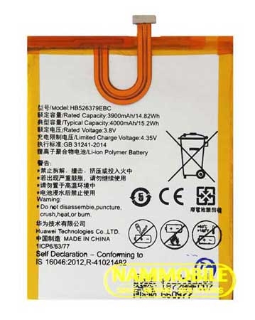 Pin Huawei Y6 PRO, Enjoy 5, Play 5X, TIT-U02 HB526379EBC 4000mAh Zin + Tặng Siu Dán Pin