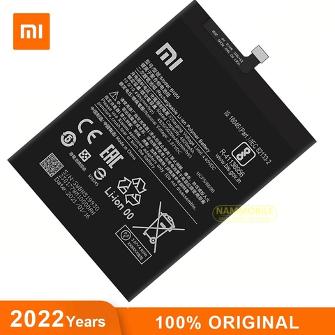 Pin Xiaomi Redmi Note 9S, Redmi 10X, Redmi Note 9, Redmi Note 10 Pro, Redmi Y9S, Redmi 9, Note 9 Pro, Redmi 10x 5G, Redmi 10x Pro 5G BN55 5020mAh Zin + Tặng Keo Dán Pin