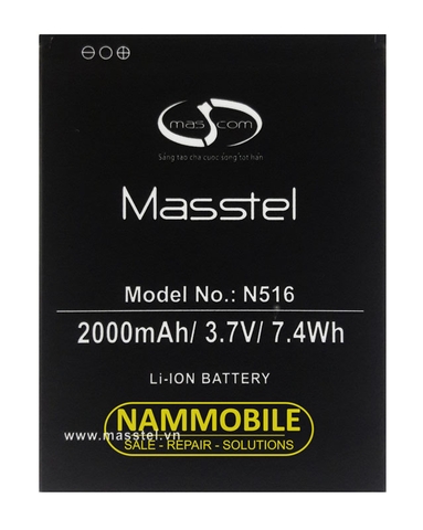 Pin Masstel N516 2000mAh Zin