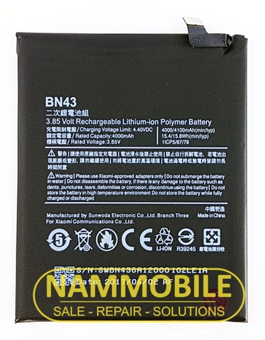 Pin Xiaomi Redmi note 4X BN43 4000mAh Zin