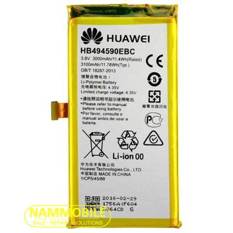 Pin Huawei Honor 7 HB494590EBC 3100mAh Zin