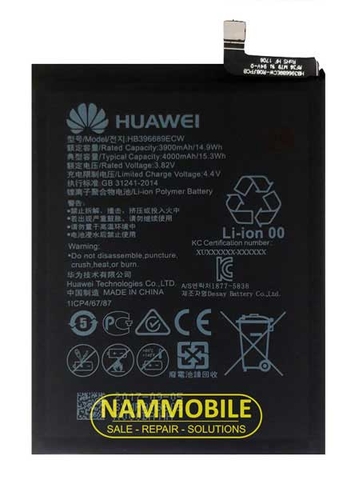 Pin Huawei MATE 9/ MATE 9 PRO/ MATE 9 DUAL SIM/ Y7 Prime/ y7 Pro 2019/ Y9 2019 HB396689ECW 4000mAh Zin + Tặng Siu Dán Pin