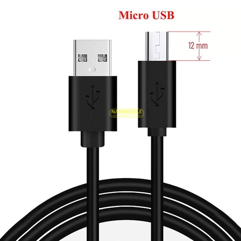 Cáp Sạc Micro USB ( Đầu Chân Chuôi) Chân Dài Cho Điện Thoại Vertu, Trung Quốc, Thiết Bị Điện Tử có lỗ cắm sâu...
