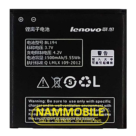 Pin LENOVO A690 A660 A698T A288T A298T A370 A530 A520 A360 A780 S760 S850  BL194  1500mAh Zin