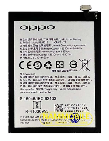 Pin Oppo R7S.Neo9A37 BLP615 2550mAh Zin