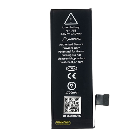 Pin IPhone 5S dung lượng siêu cao HT 1700mAh Zin chính hãng HT Viêt Nam