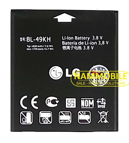 Pin LG LU6200 LU620 P930 P936 P960 VS920 BL-49KH 1830mAh Zin