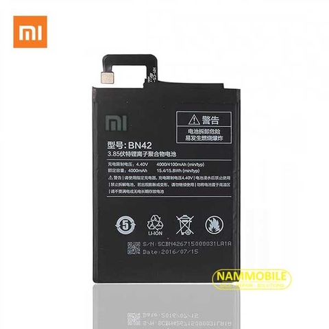 Pin Xiaomi Redmi 4 BN42 4100mAh Zin + Tặng Keo Dán Pin