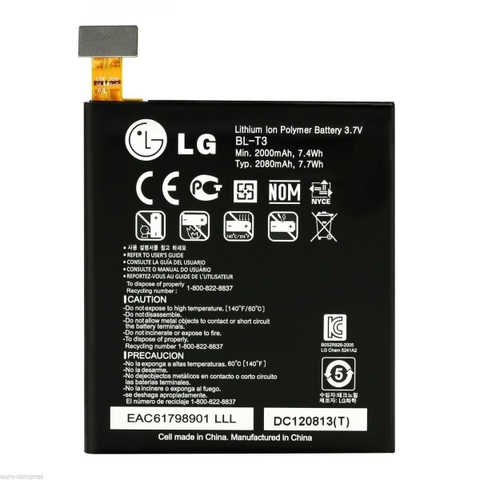 Pin LG VU1, F100, F100K, F100L, F100S BL-T3 2000mAh Zin