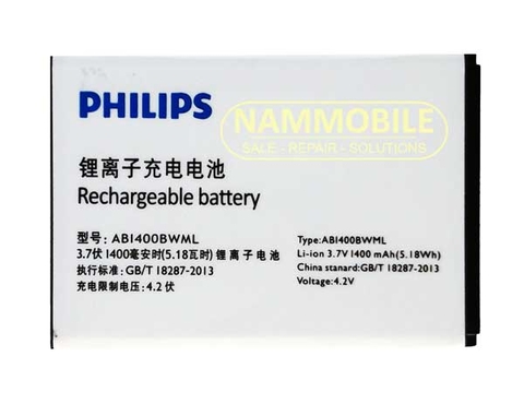 Pin Philips S308 AB1400BWML 1400mAh Zin