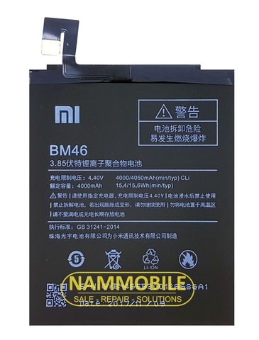 Pin Xiaomi REDMI NOTE 3 BM46 4050mAh Zin + Tặng Keo Dán Pin