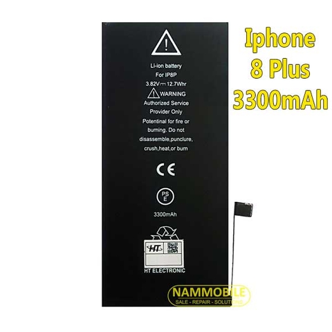Pin IPhone 8 Plus IP8+ dung lượng siêu cao HT 3300mAh Zin chính hãng HT Viêt Nam
