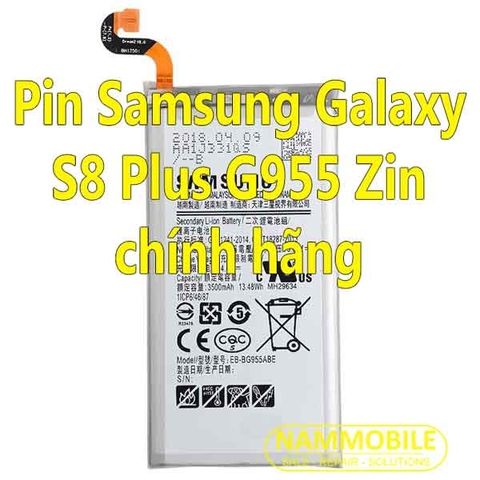 Pin Samsung Galaxy S8 Plus G955 EB-BG955ABE 3500mAh Zin
