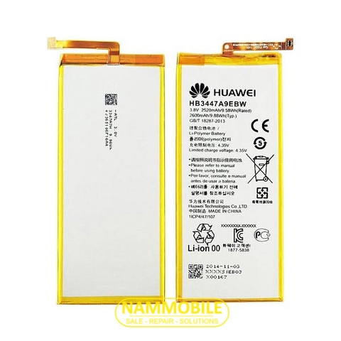 Pin Huawei ASCEND P8 HB3447A9EBW 2600mAh Zin + Tặng Siu Dán Pin