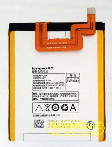 Pin LENOVO VIBE Z K910 K910E  BL216 3050mAh  Zin