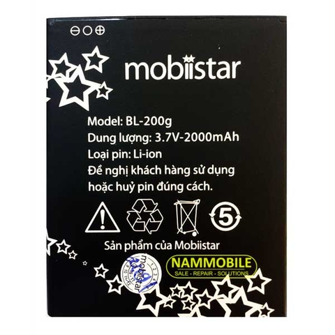 Pin Mobiistar LAI Y BL-200G 2000mAh Zin