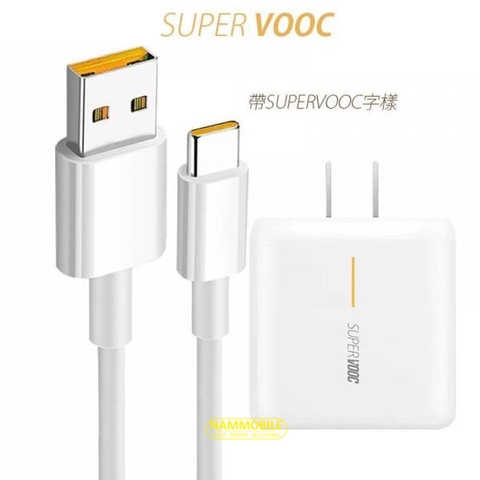 Cóc Sạc Siêu Nhanh 65W Oppo Find X2 Pro - Reno Ace Và Các Dòng OPPO Đời Cao Super VOOC Chính Hãng