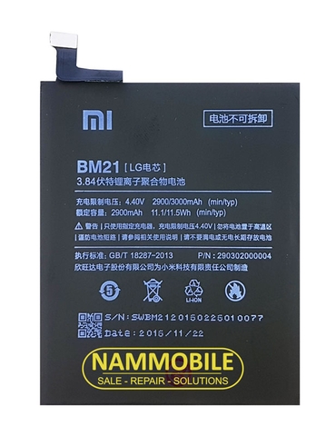 Pin Xiaomi MI NOTE BM21 3000mAh Zin + Tặng Keo Dán Pin