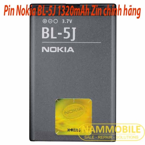 Pin Nokia LUMIA 520 521 N900 X6 5230 5800 C3 5228 5235 X1-01 BL-5J 1320mAh Zin