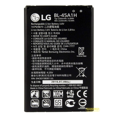 Pin LG K10 K410 K420 BL-45A1H 2300mAh Zin