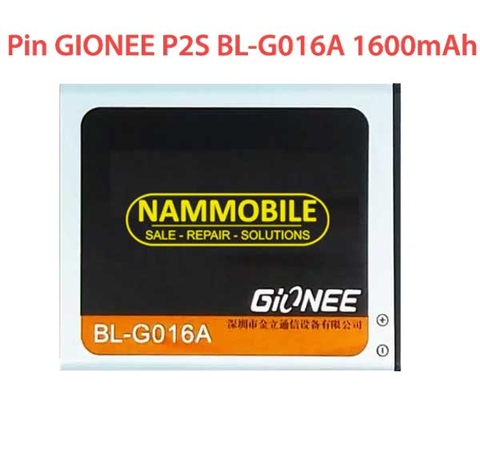 Pin GIONEE P2S GN128 BL-G016A 1600mAh Zin